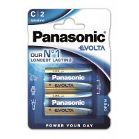 Батарейка Panasonic C LR14 Evolta * 2 (LR14EGE/2BP)