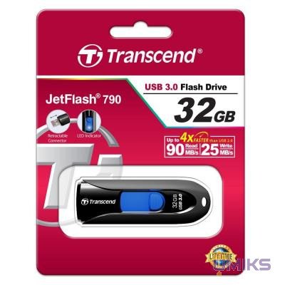 USB Flash накопитель Transcend 32GB JetFlash 790 USB 3.0 (TS32GJF790K)