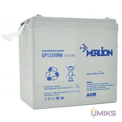 Батарея к UPS Merlion 12V-55Ah (GP12550M6)